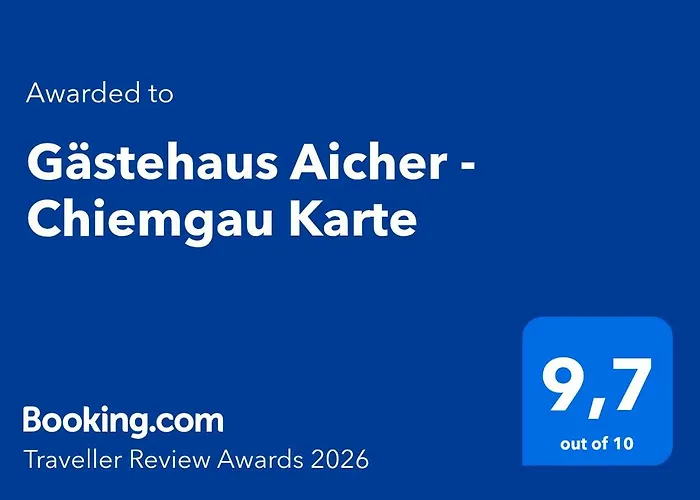 Gaestehaus Aicher - Chiemgau Karte Apartamento *